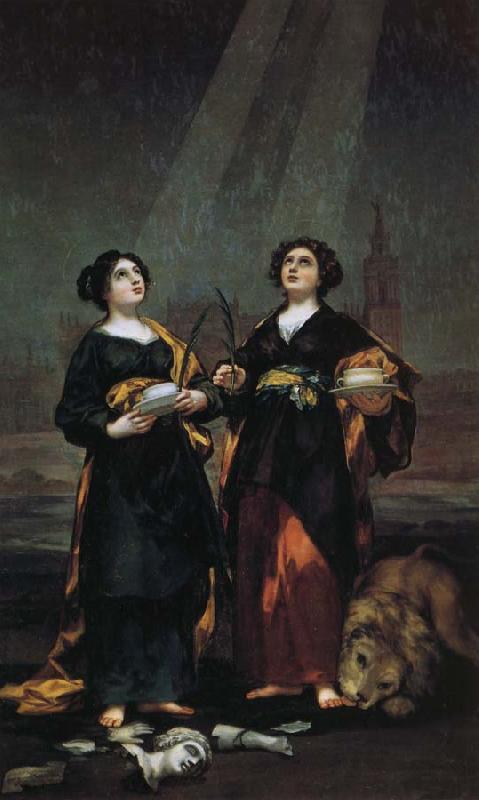 Francisco Goya Saints Justa and Rufina oil painting picture